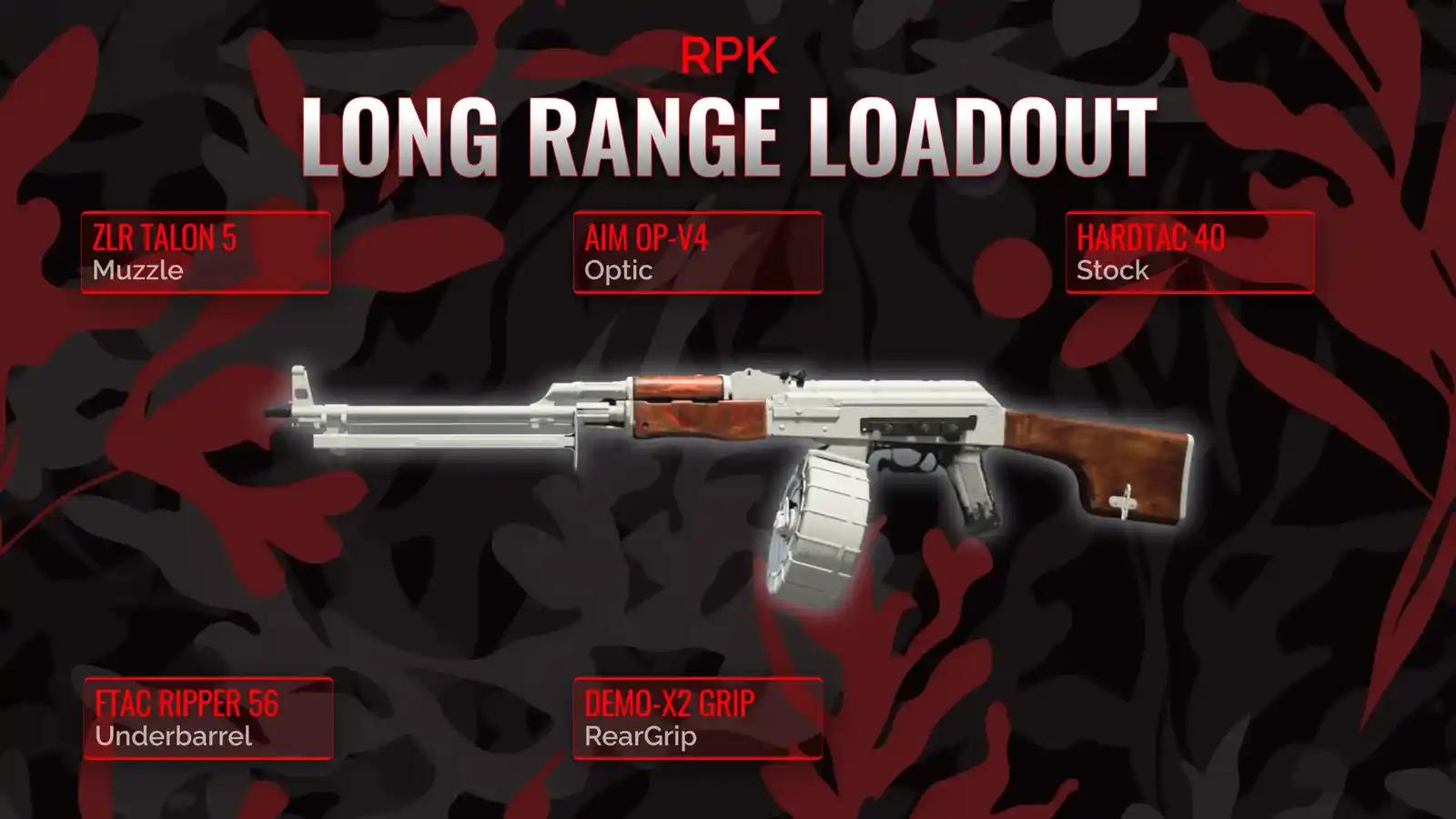 Conquer The Distance: Unpacking the RPK's Ultimate Long Range Loadout in Warzone