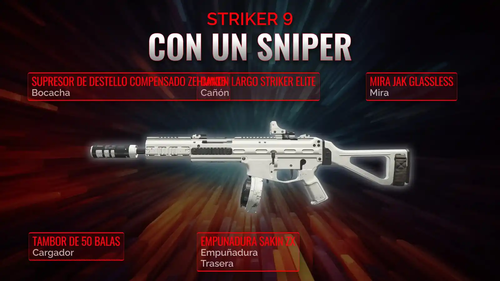El Secreto de Warzone: La Mejor Clase de Apoyo para Francotirador con Striker 9