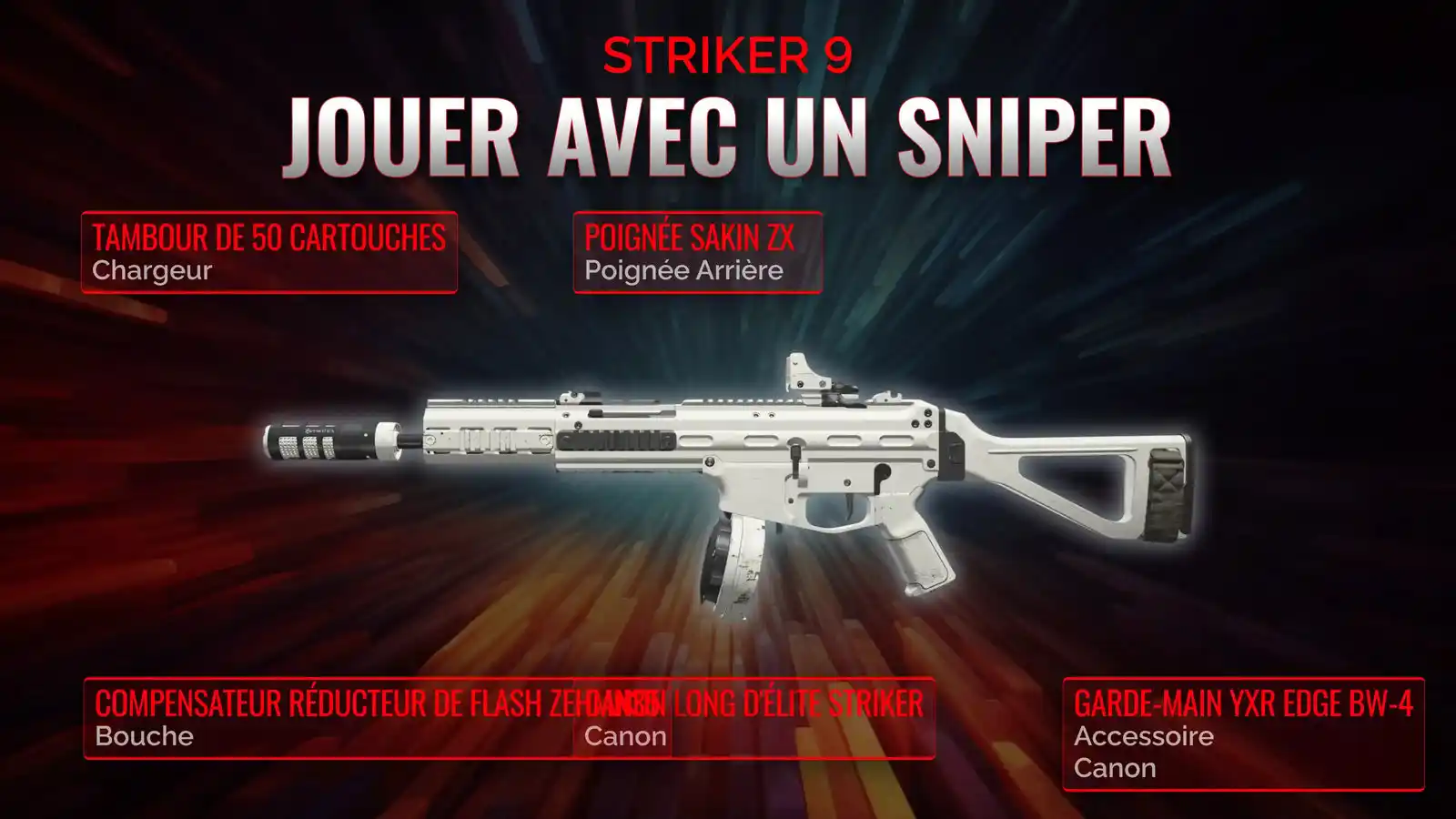 La Domination du Striker 9 : Le Guide Ultimatif du Soutien de Sniper