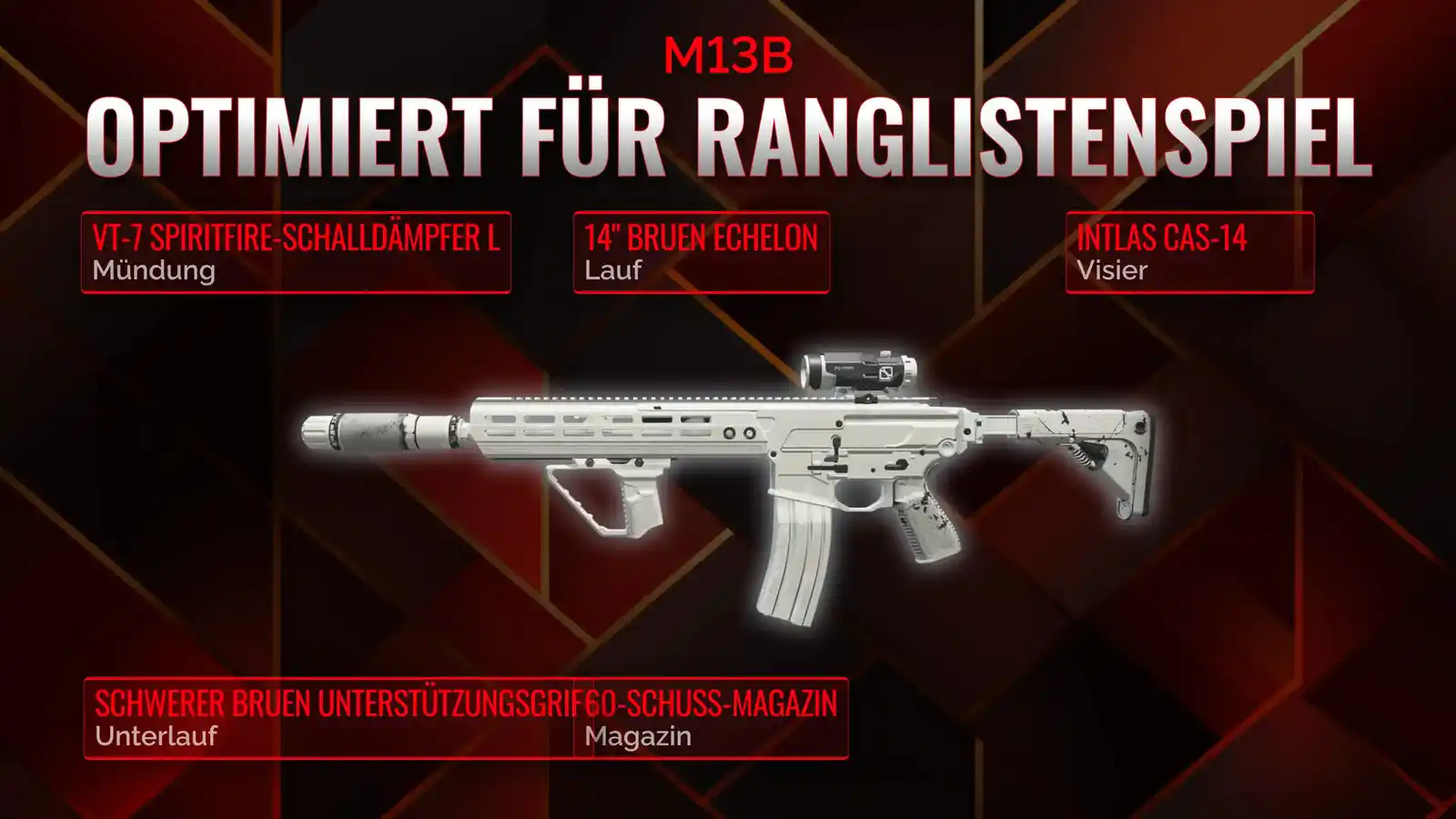 Die M13B entfesselt: Ein umfassendes Handbuch für das ultimative Battle Royale Loadout