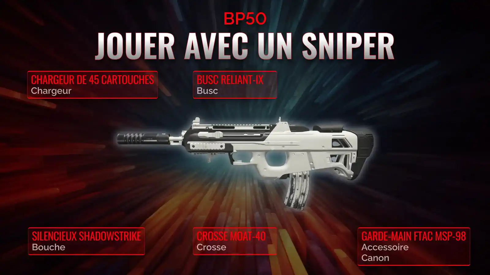 BP50 en Action : Construction du Loadout Suprême pour Soutien de Sniper