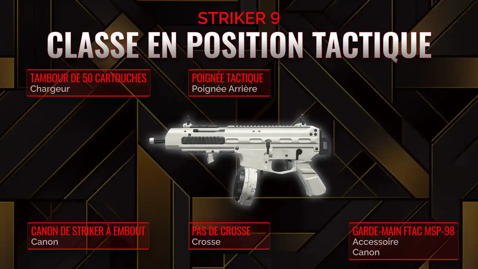 Striker 9: Confectionnez la classe tac stance ultime pour régner sur Warzone