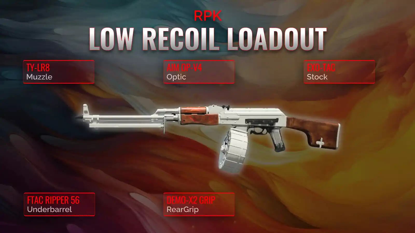 Conquering the Battlefield: A Guide to the Ultimate Low Recoil RPK Loadout in Warzone