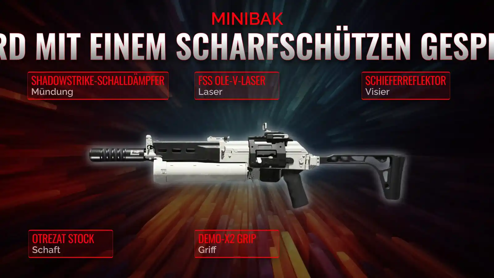 Minibak Meisterwerk: Der ultimative Anleitung für das perfekte Sniper-Support Loadout