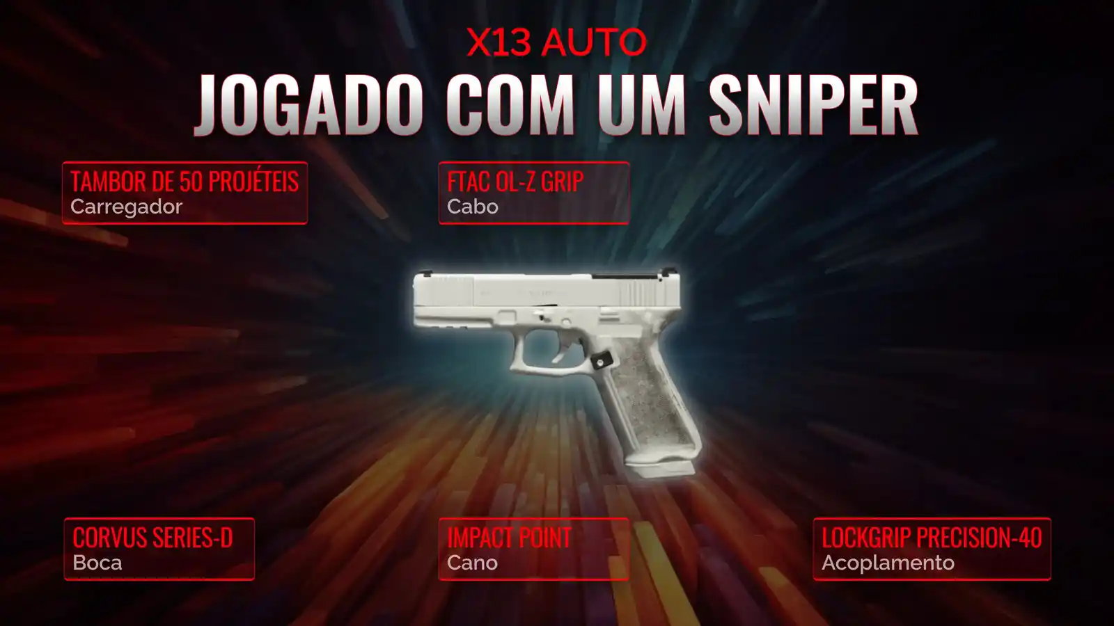 Dominando o X13 Auto: Guia definitivo do sniper support