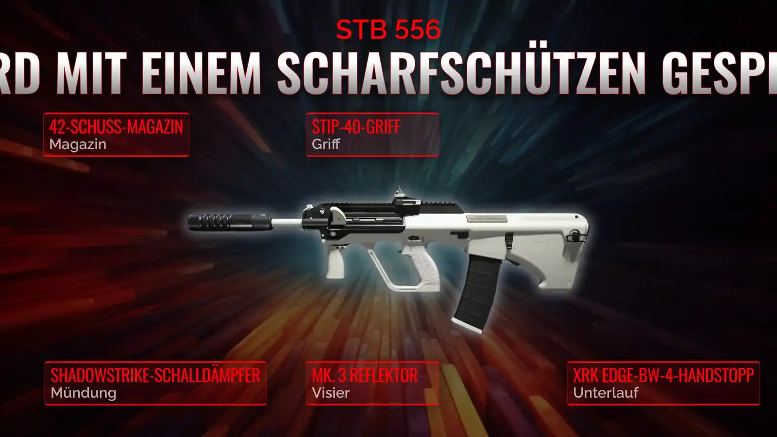 Die STB 556 Perfektionieren: Der ultimative Guide für das Scharfschützenunterstützungs-Loadout